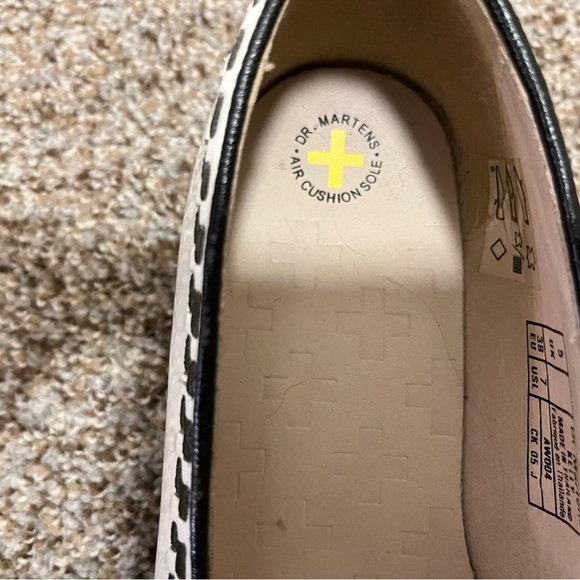 Dr. Martens Black and White Flats with Elegant Trim - Picture 6 of 9